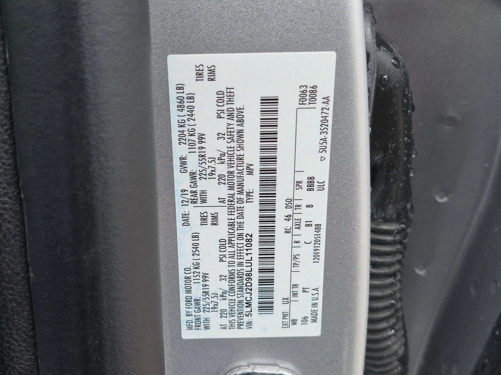 2020 Lincoln Corsair Reserve AWD