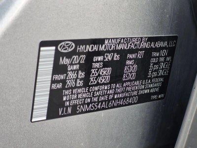2022 Hyundai Santa Fe Calligraphy FWD