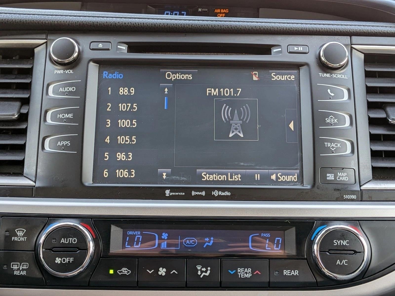 2019 Toyota Highlander XLE V6 AWD (Natl)