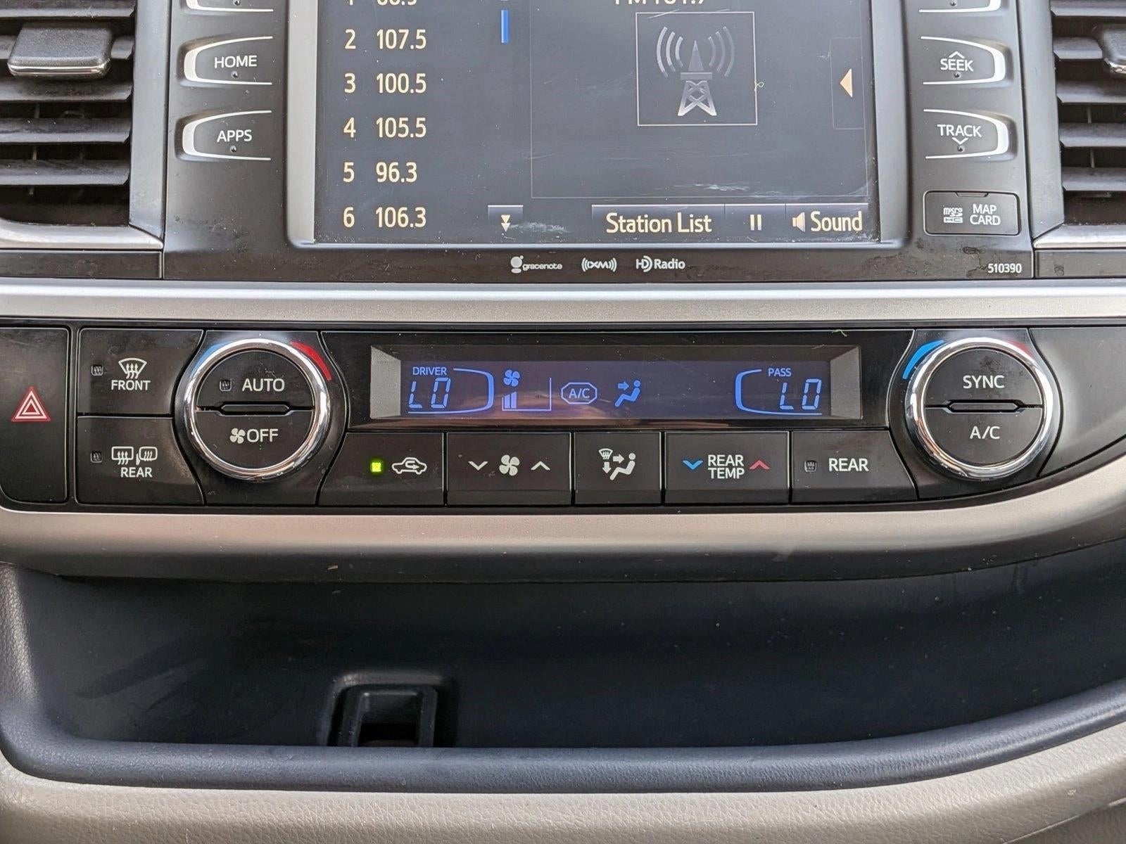 2019 Toyota Highlander XLE V6 AWD (Natl)