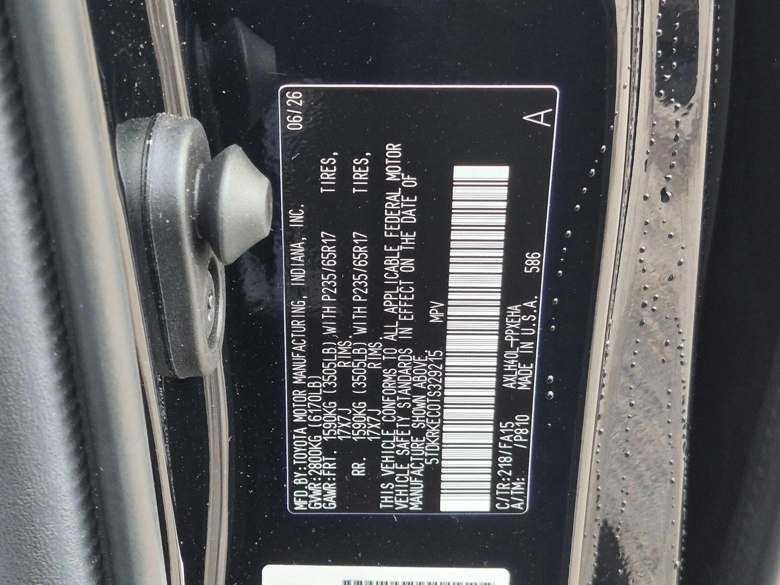 2026 Toyota Sienna LE FWD 8-Passenger (Natl)
