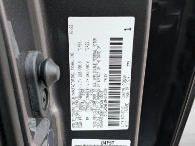 2022 Toyota Tundra 2WD 2WD SR5 CrewMax 5.5' Bed (SE)