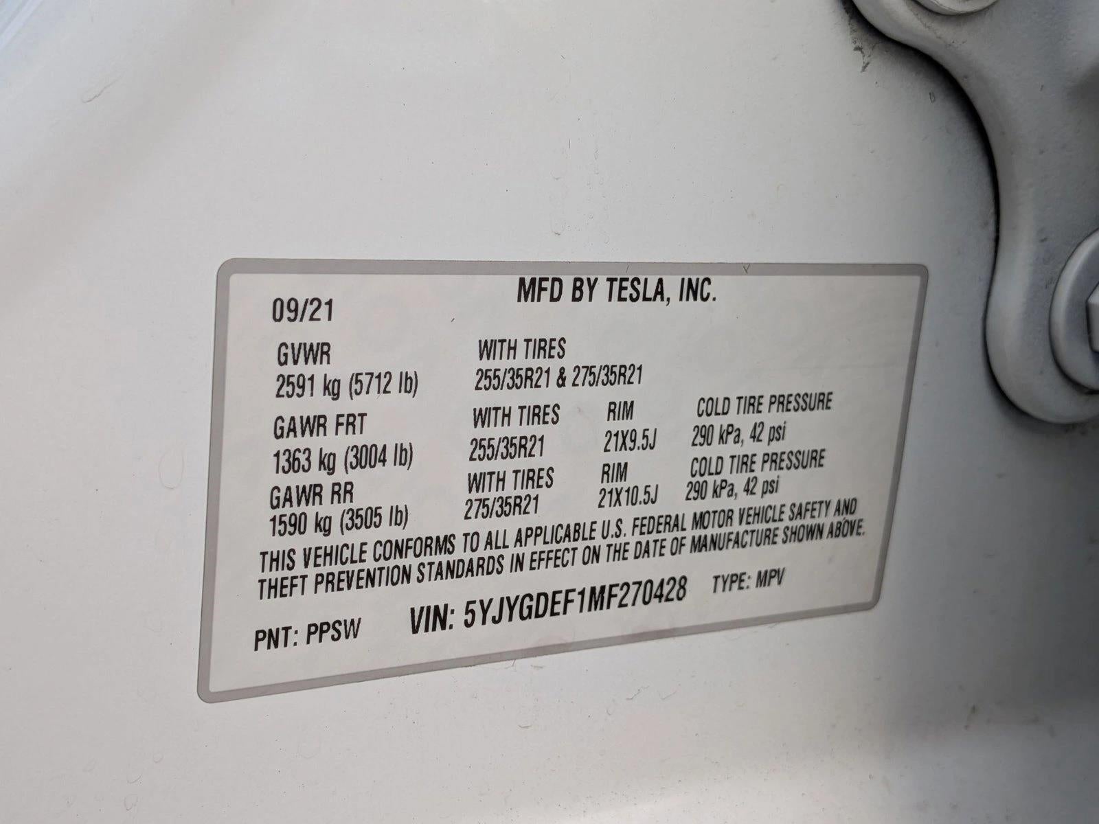 2021 Tesla Model Y Performance AWD