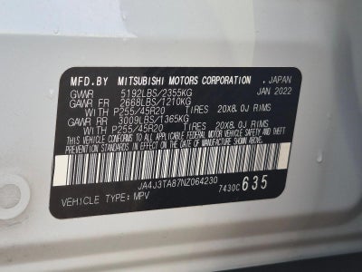 2022 Mitsubishi Outlander ES FWD
