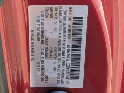 2019 Mazda Mazda MX-5 Miata Club Manual