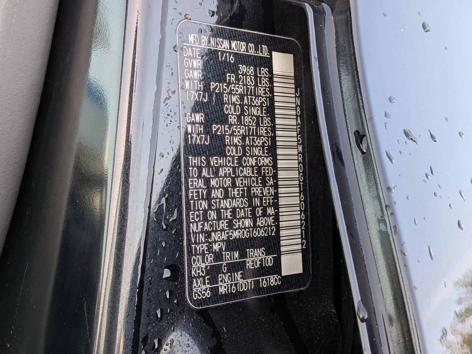 2016 Nissan JUKE 5dr Wgn CVT SV FWD