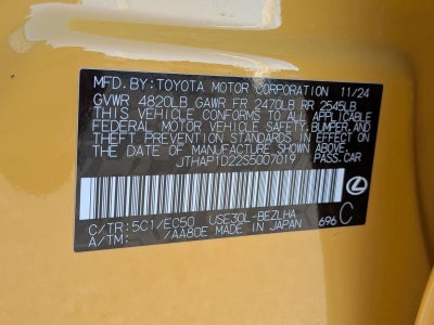 2025 Lexus IS F SPORT Performance RWD