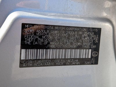 2016 Lexus IS 350 4dr Sdn RWD