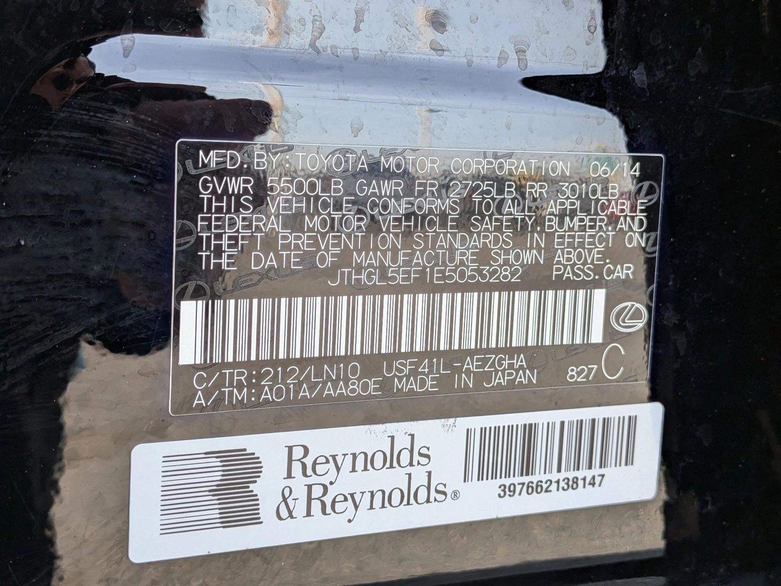 2014 Lexus LS 460 4dr Sdn L RWD