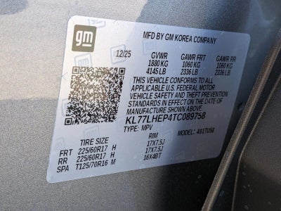 2026 Chevrolet Trax FWD 4dr LT