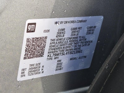 2026 Chevrolet Trailblazer FWD 4dr RS