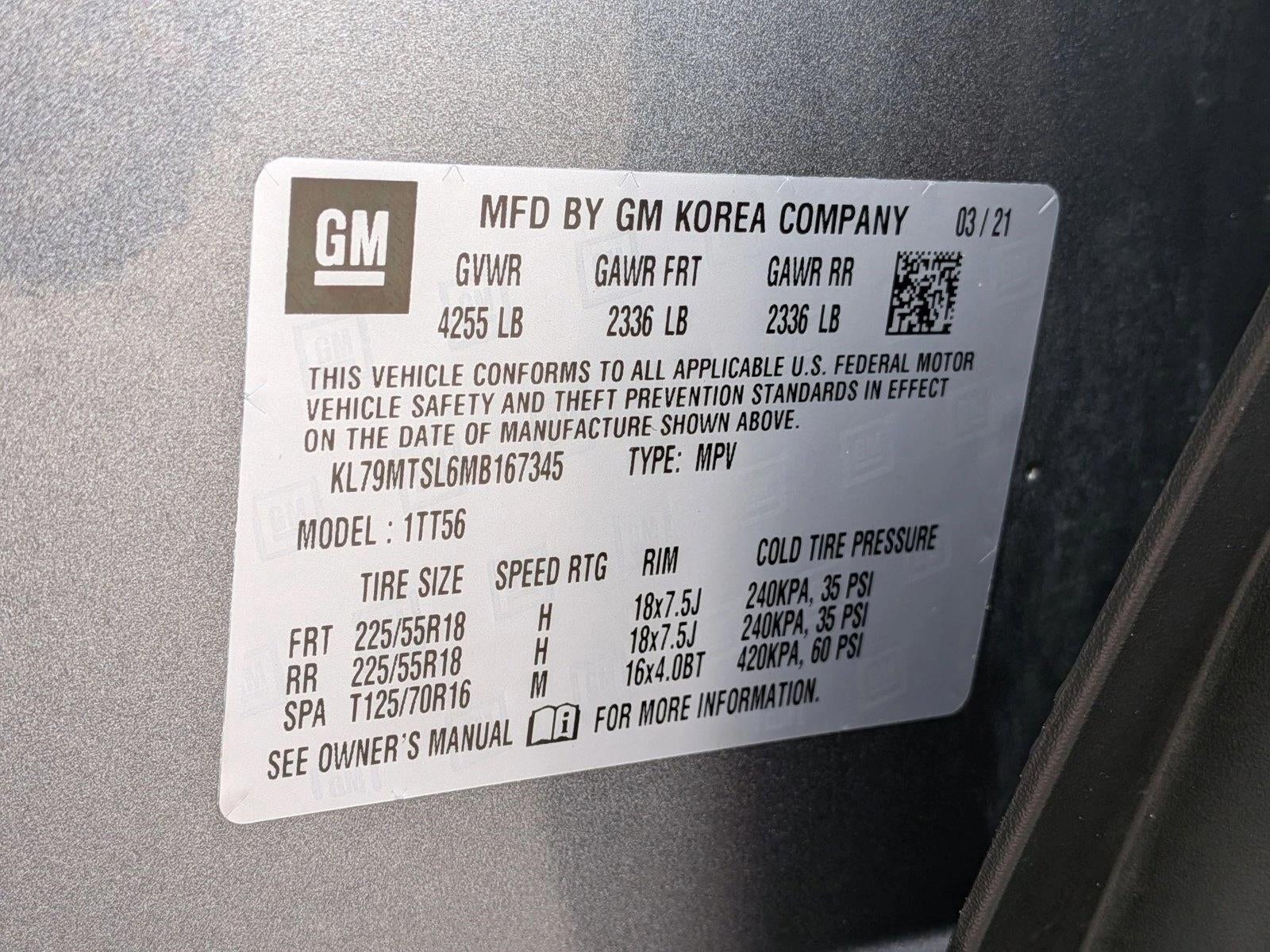 2021 Chevrolet Trailblazer FWD 4dr RS