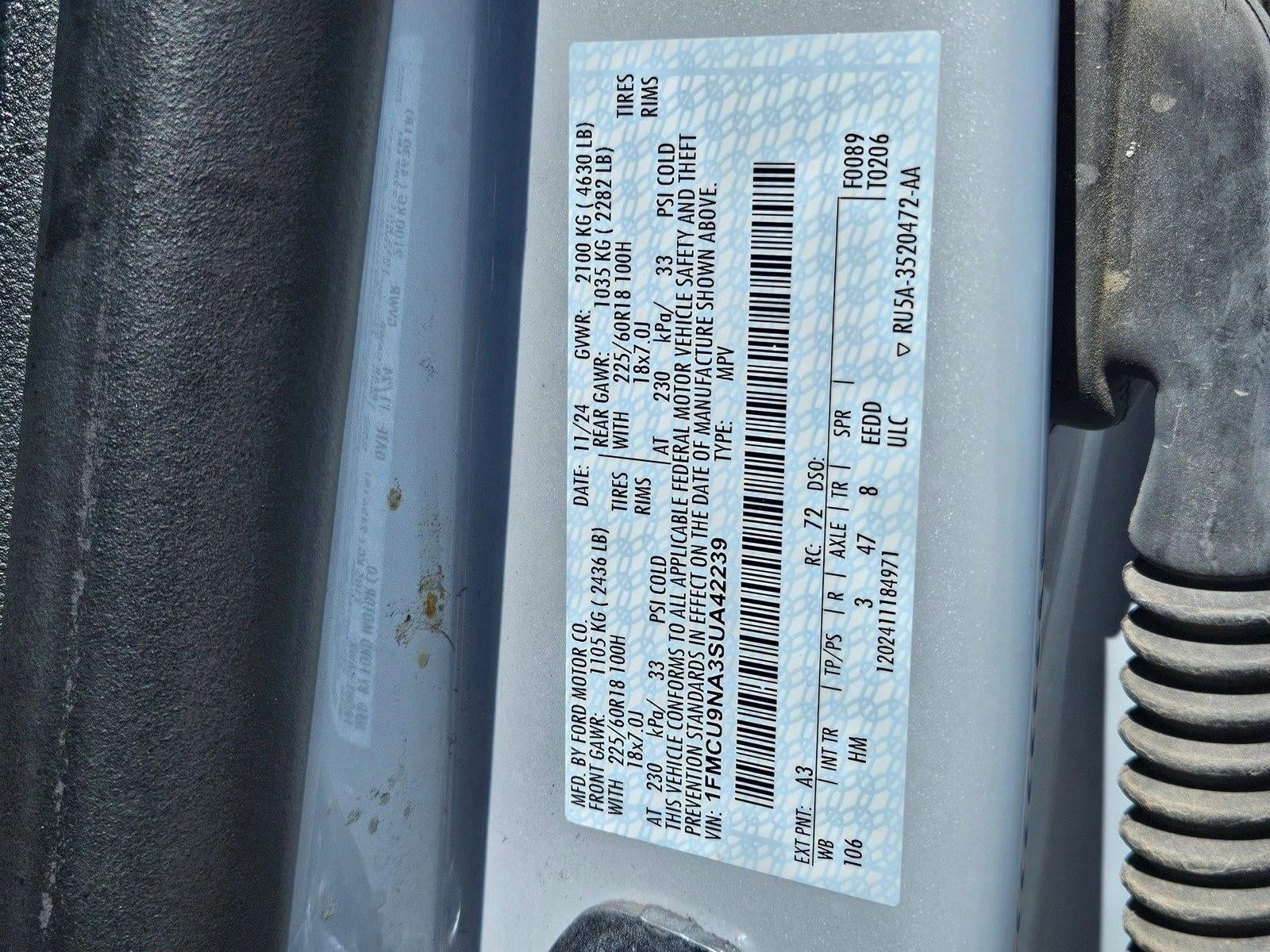2025 Ford Escape ST-Line Select