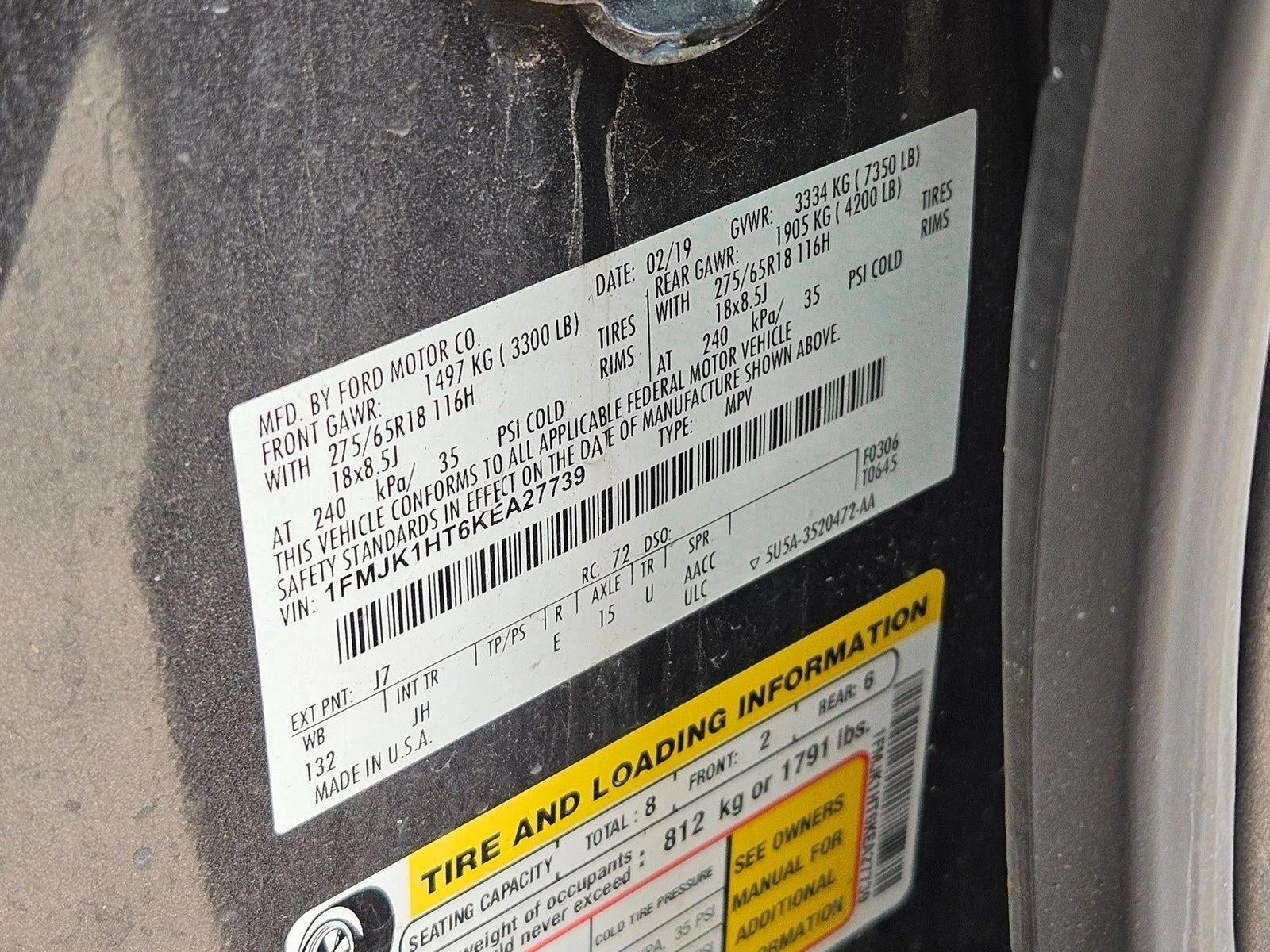 2019 Ford Expedition Max XLT