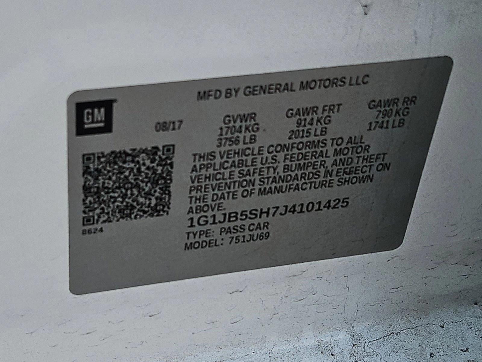 2018 Chevrolet Sonic LS