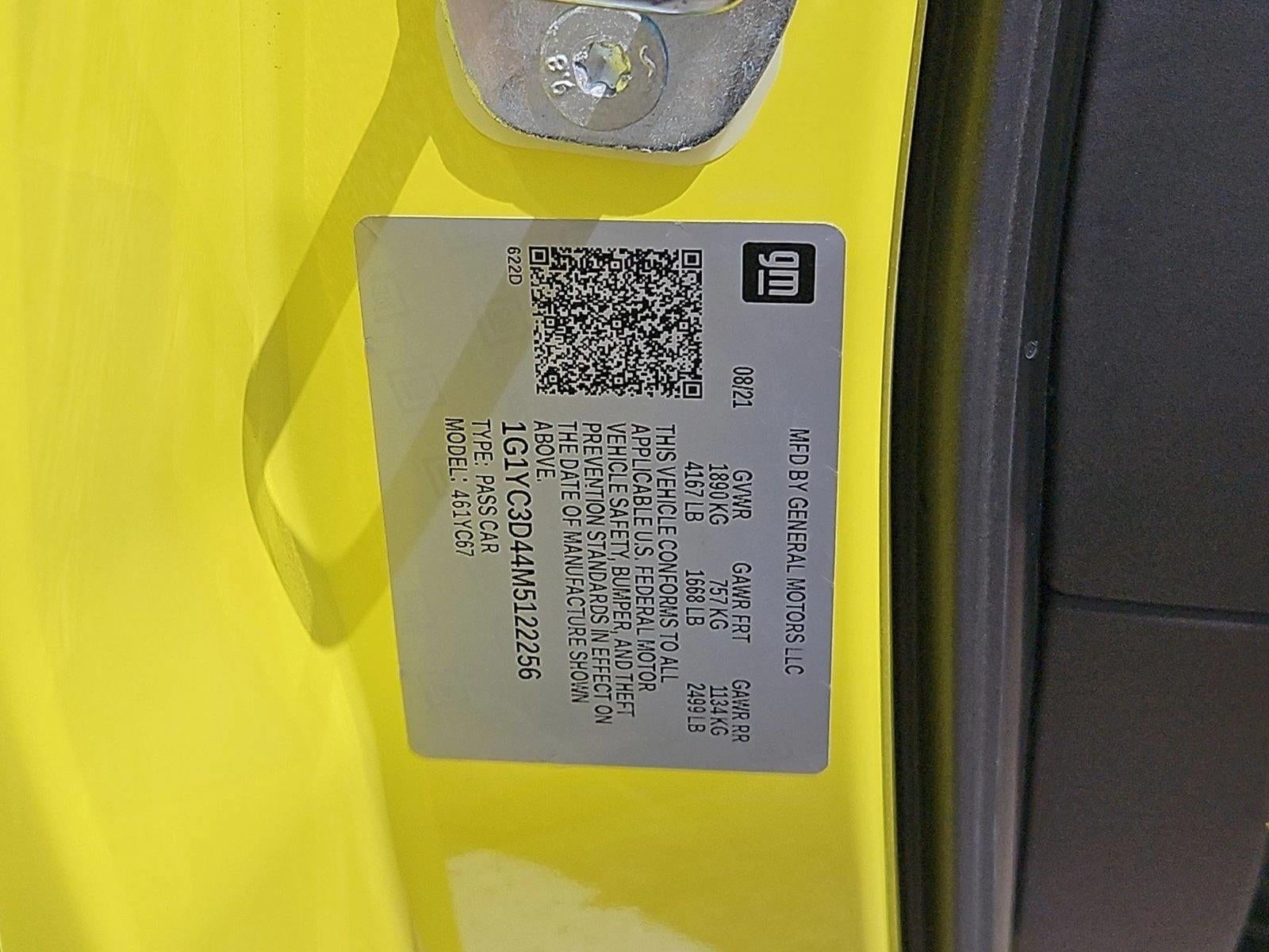 2021 Chevrolet Corvette Stingray 3LT