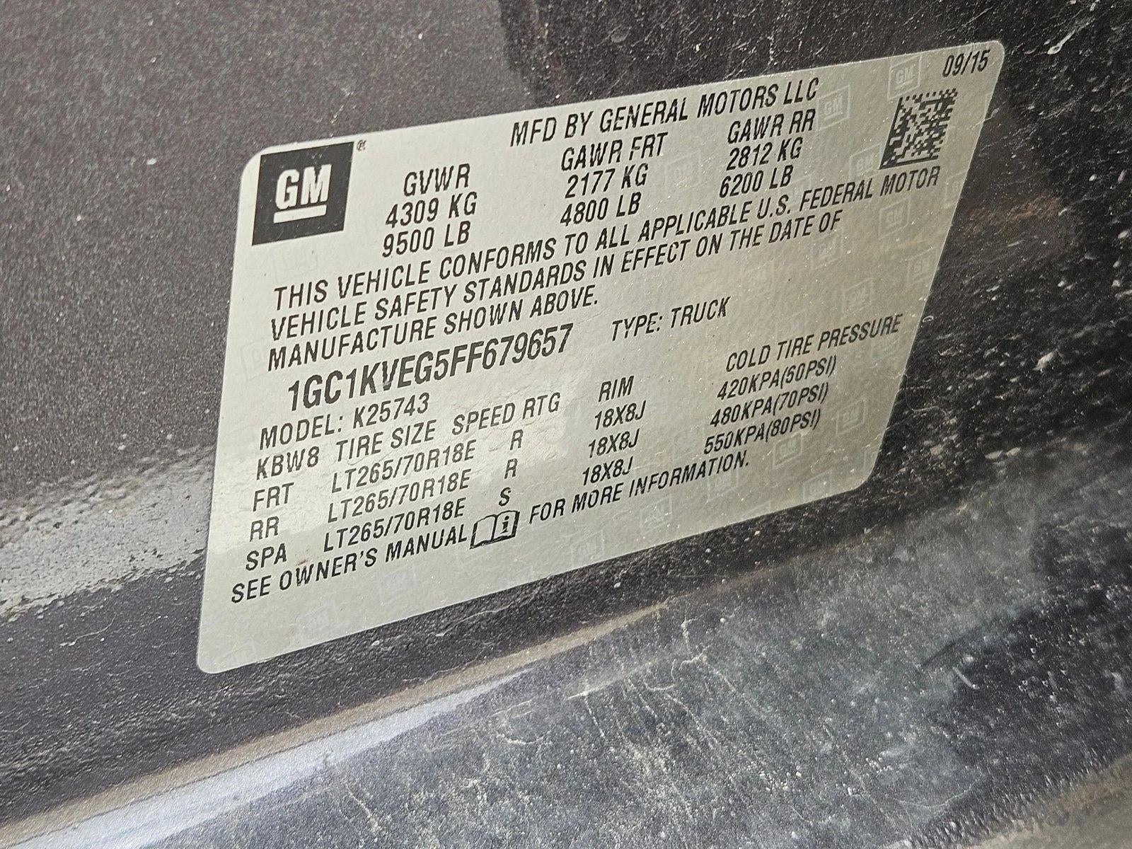 2015 Chevrolet Silverado 2500 HD LT