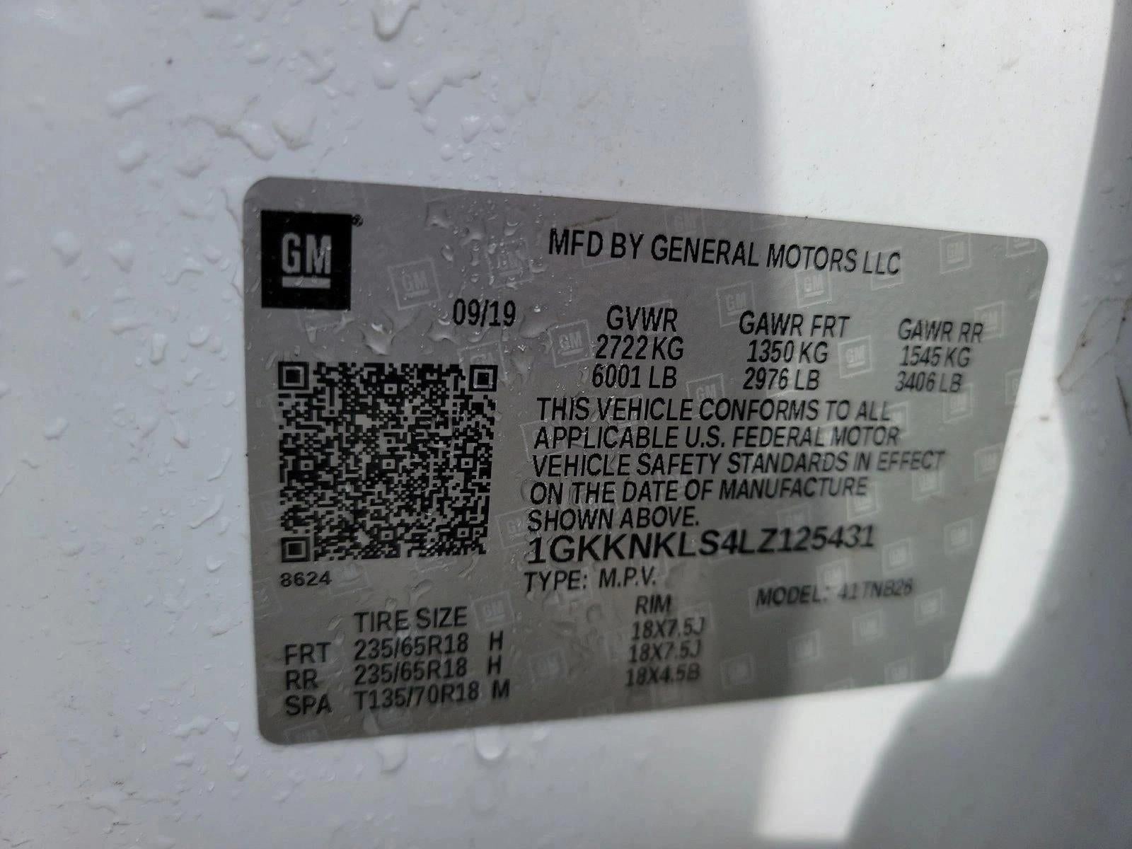2020 GMC Acadia SLE