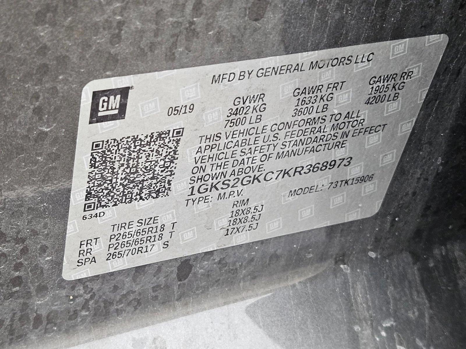 2019 GMC Yukon XL SLT