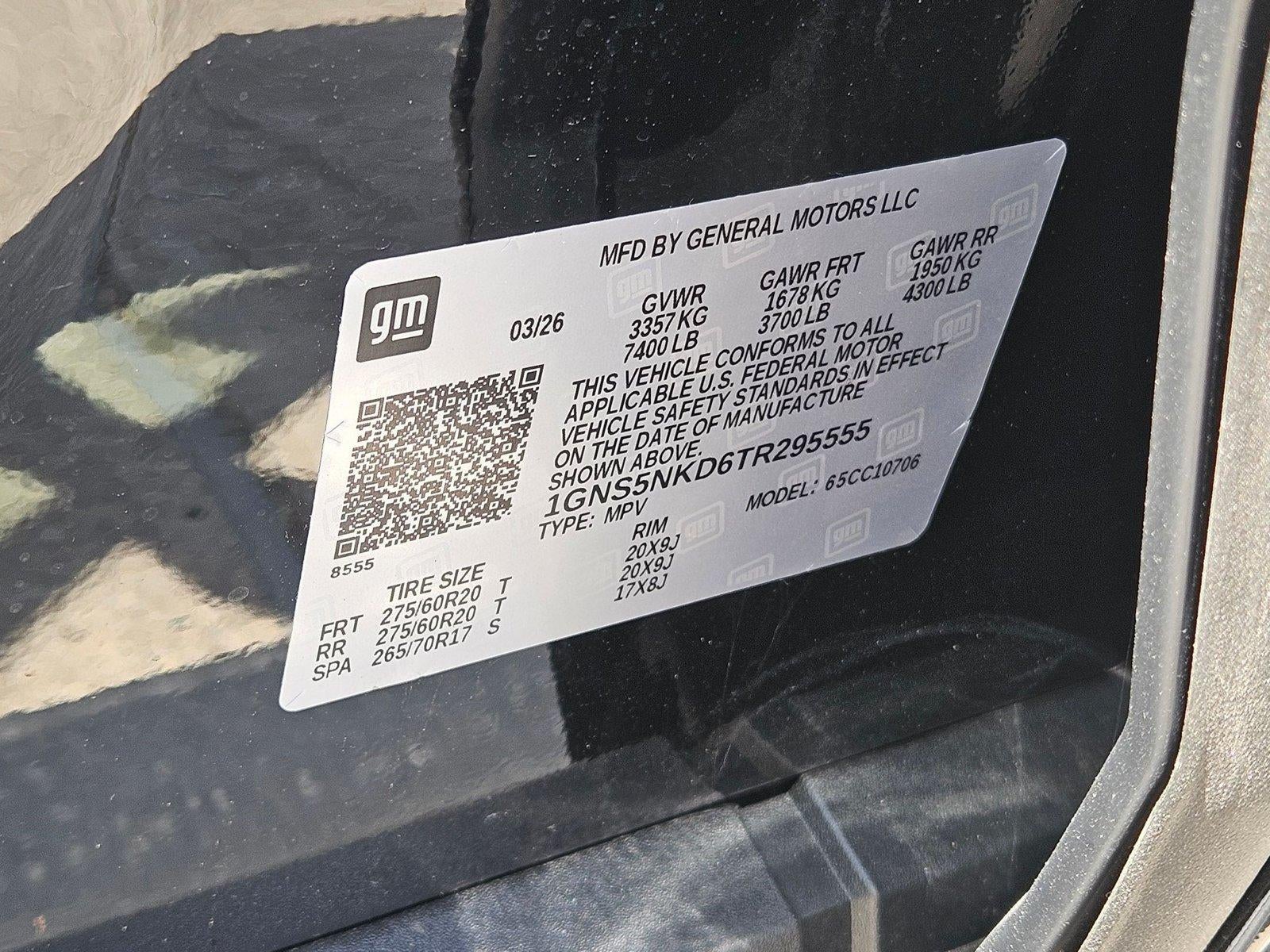 2026 Chevrolet Tahoe LT