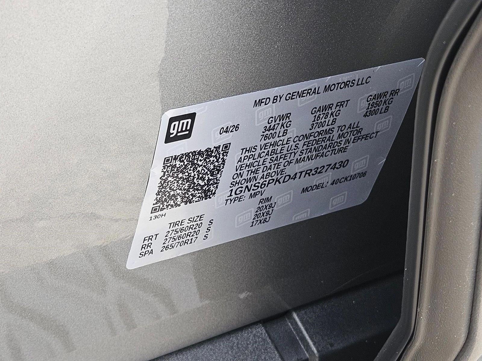 2026 Chevrolet Tahoe Z71
