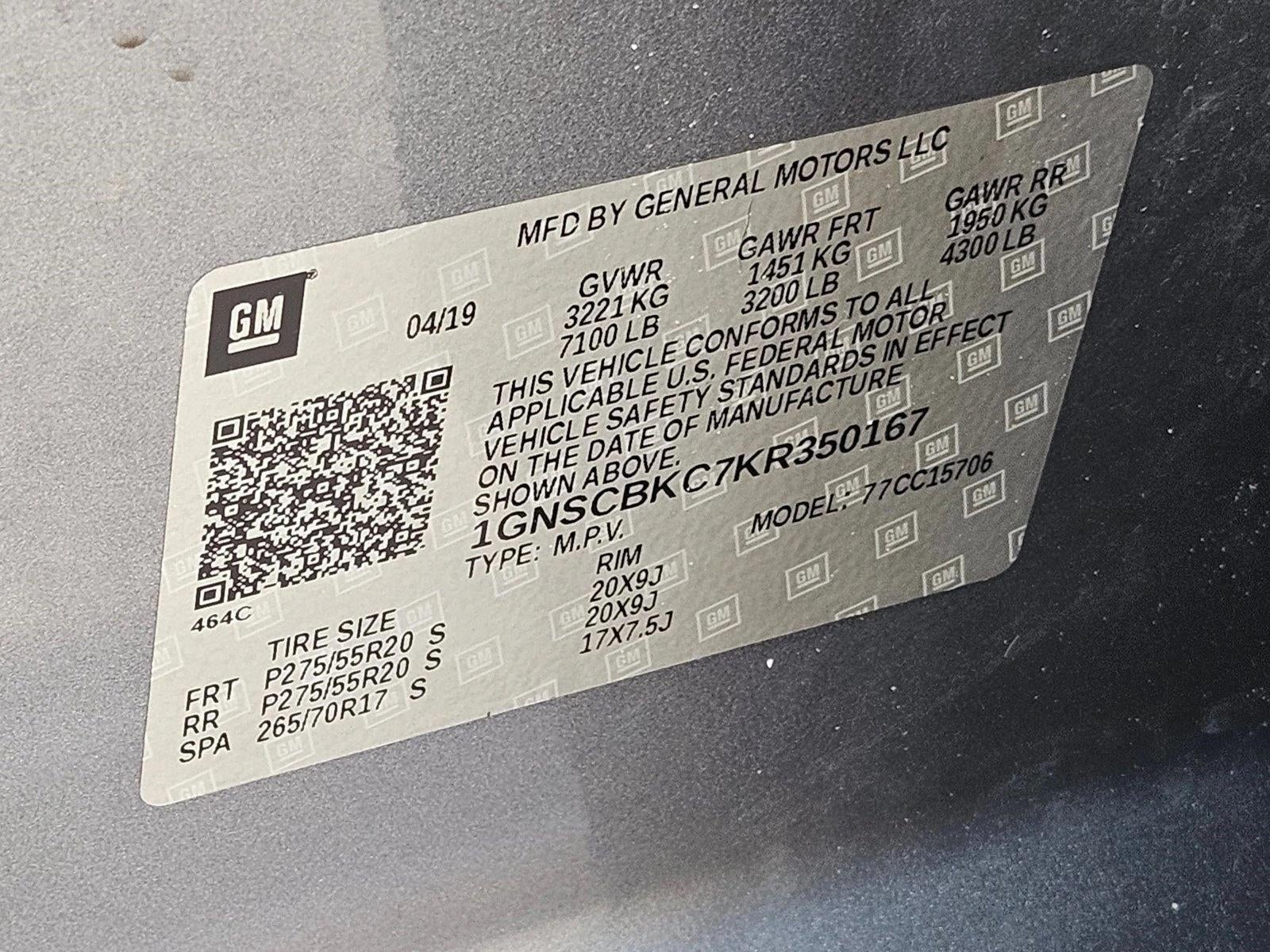 2019 Chevrolet Tahoe LT