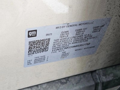 2021 Chevrolet Tahoe LT