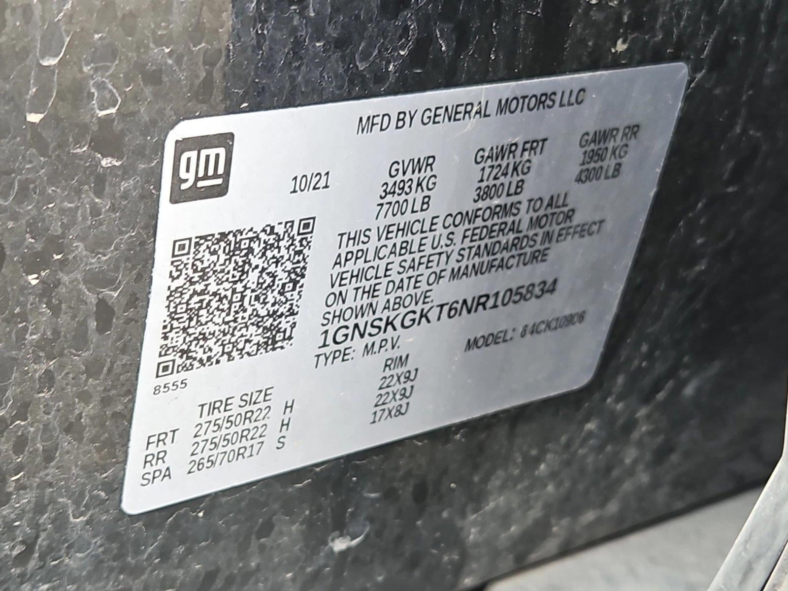 2022 Chevrolet Suburban High Country