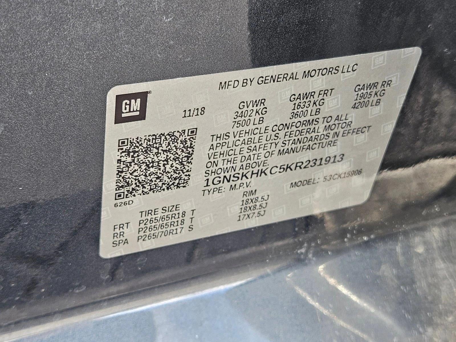 2019 Chevrolet Suburban LT