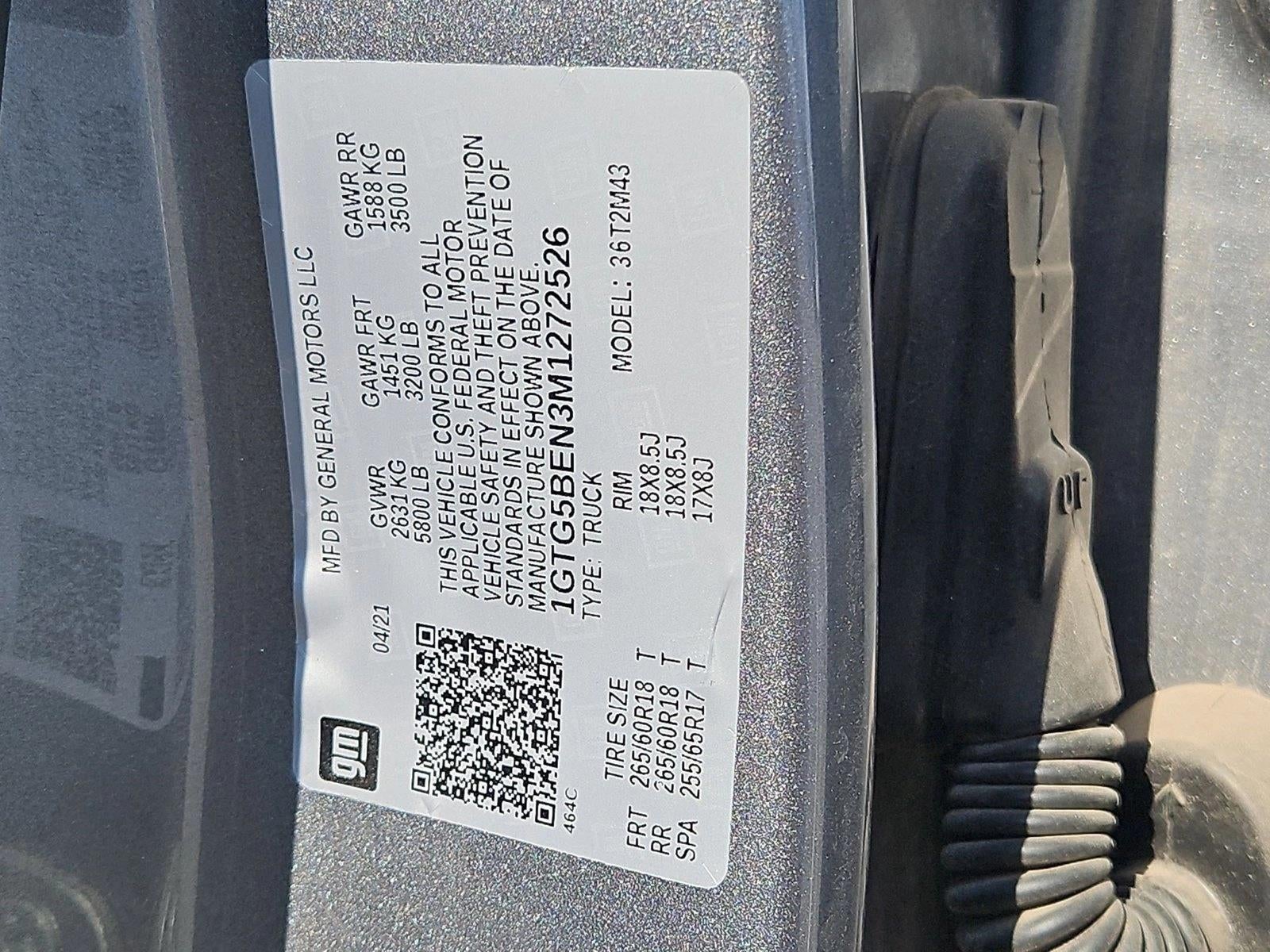 2021 GMC Canyon Elevation Standard