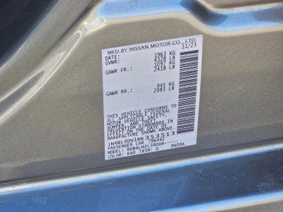 2024 Nissan Altima 2.5 SV