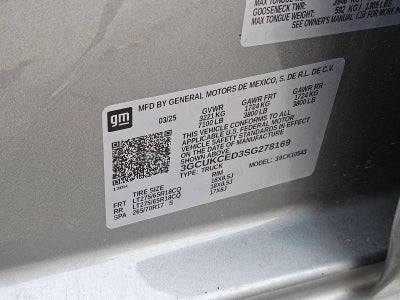 2025 Chevrolet Silverado 1500 Custom Trail Boss