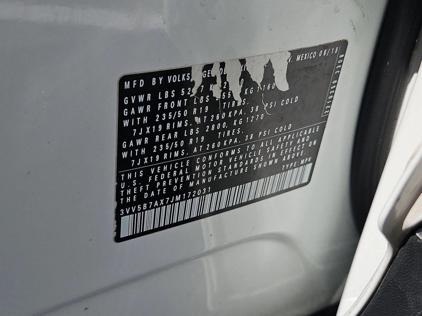 2018 Volkswagen Tiguan SEL Premium