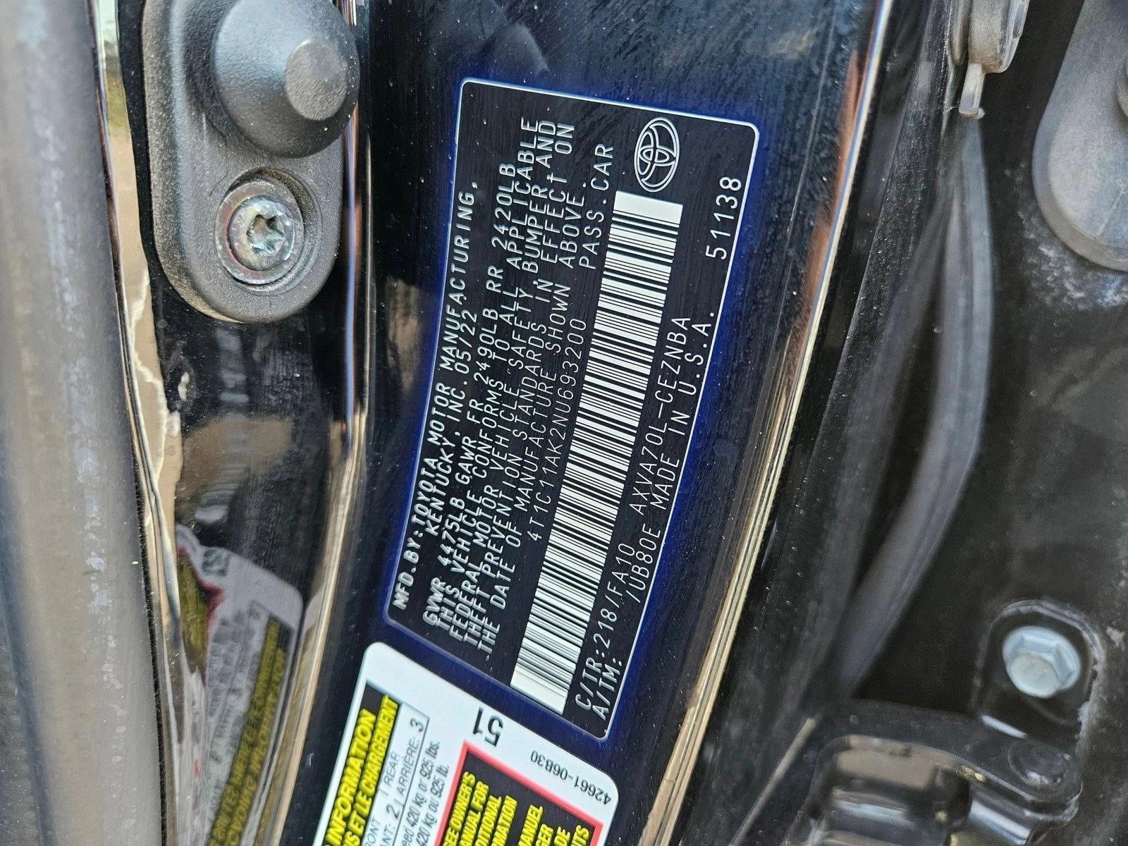 2022 Toyota Camry LE