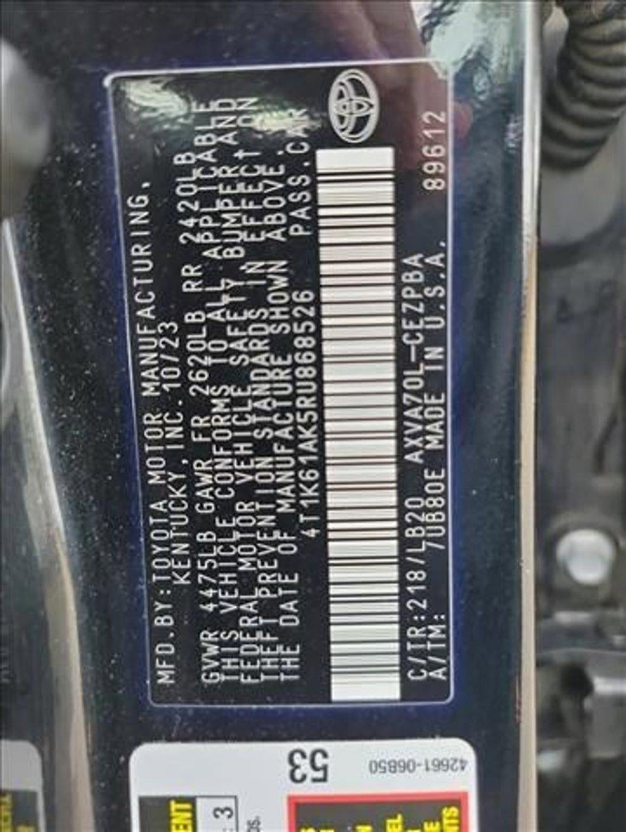 2024 Toyota Camry XSE