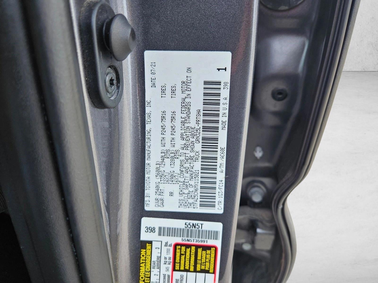 2021 Toyota Tacoma 2WD SR5