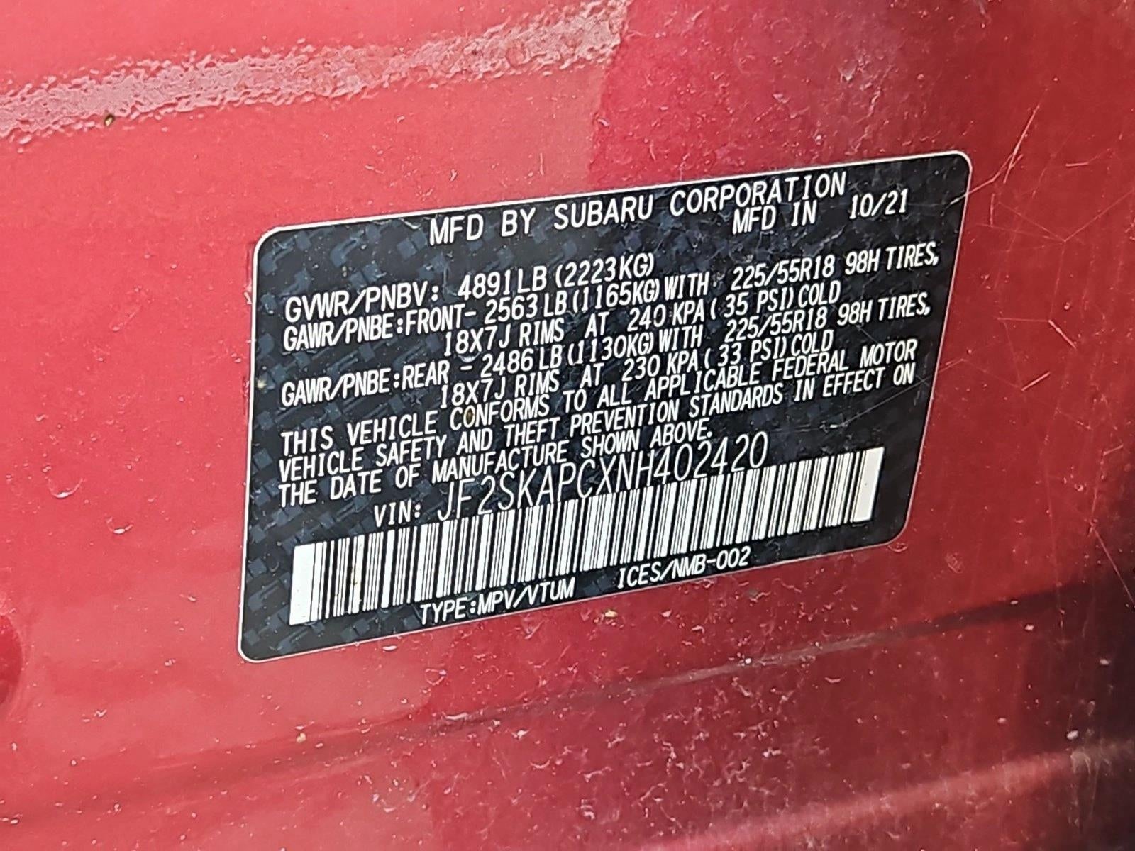 2022 Subaru Forester Limited