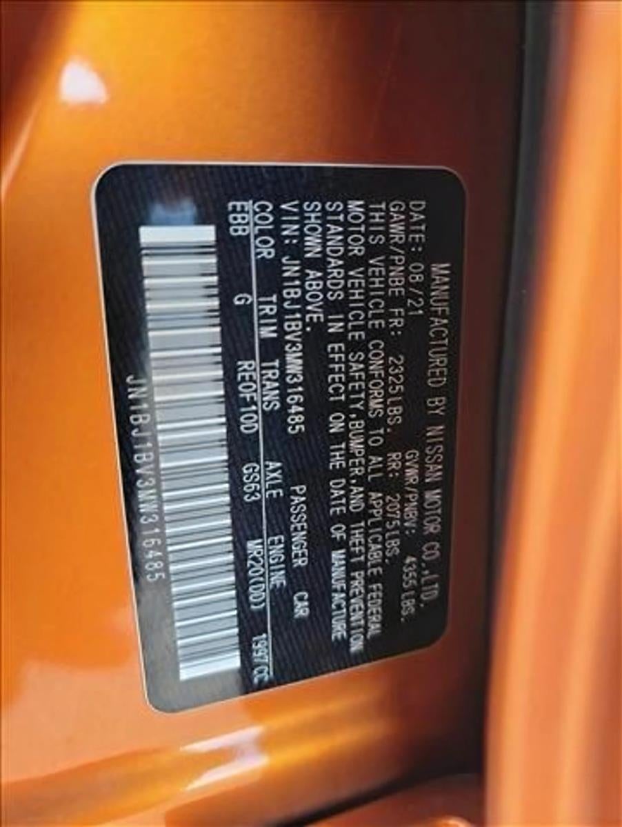 2021 Nissan Rogue Sport SV