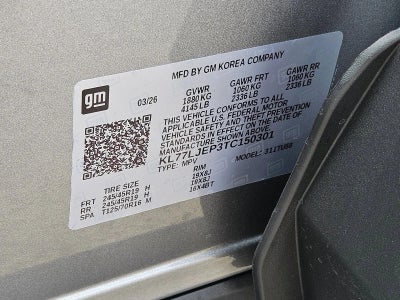 2026 Chevrolet Trax 2RS