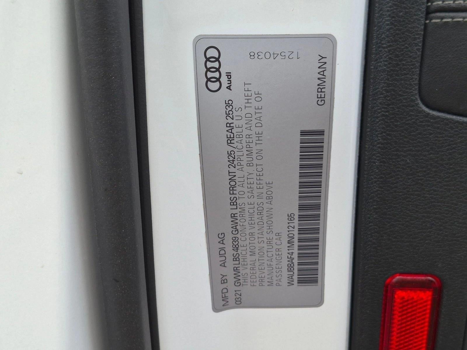 2021 Audi A4 Premium Plus 40 TFSI quattro S tronic