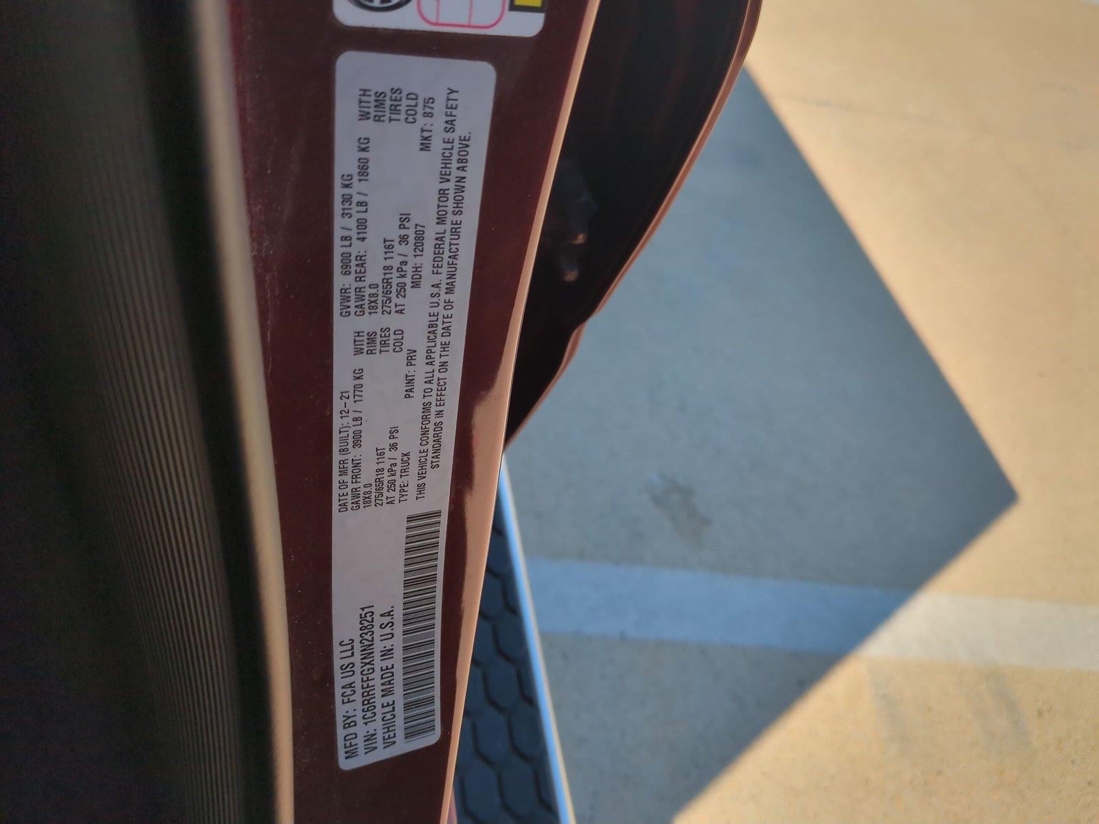 2022 RAM 1500 Lone Star