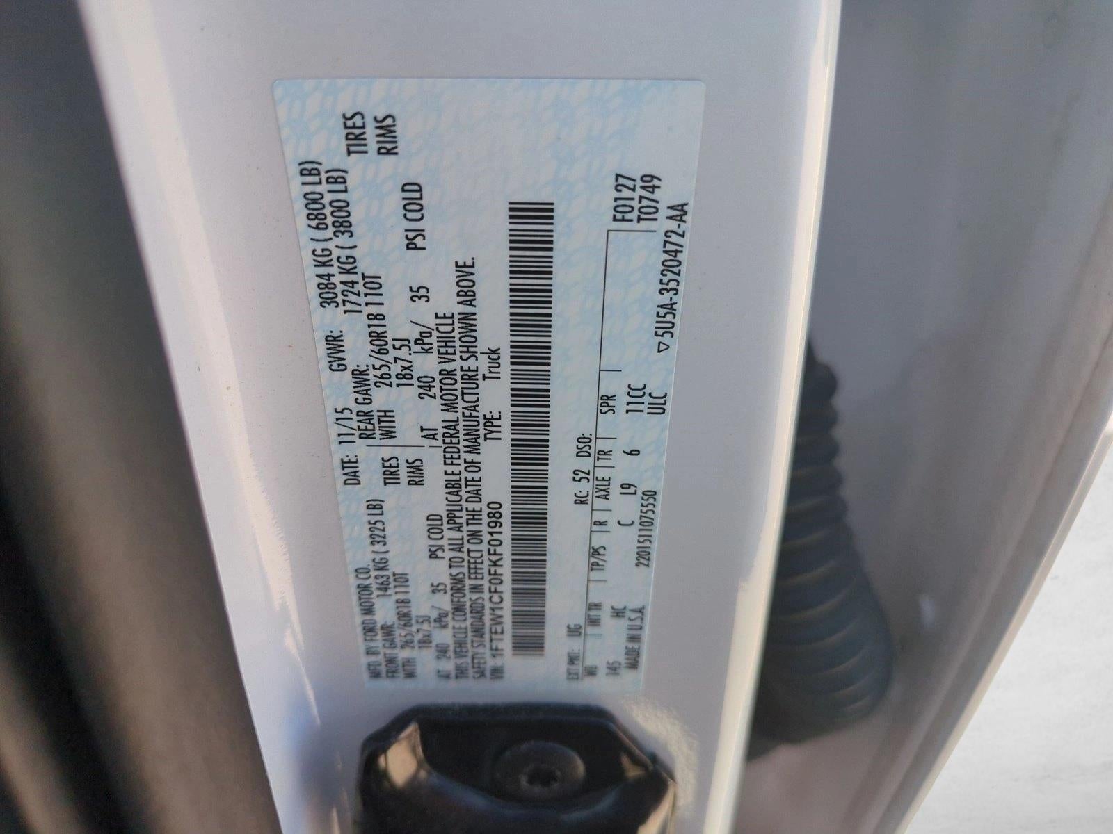 2015 Ford F-150 LARIAT