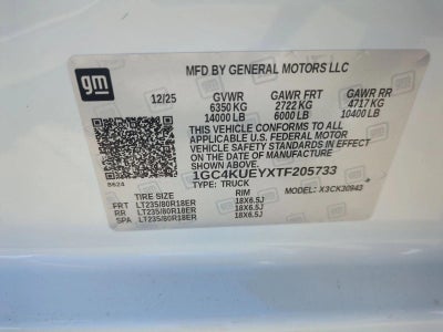 2026 Chevrolet Silverado 3500 HD LTZ DRW