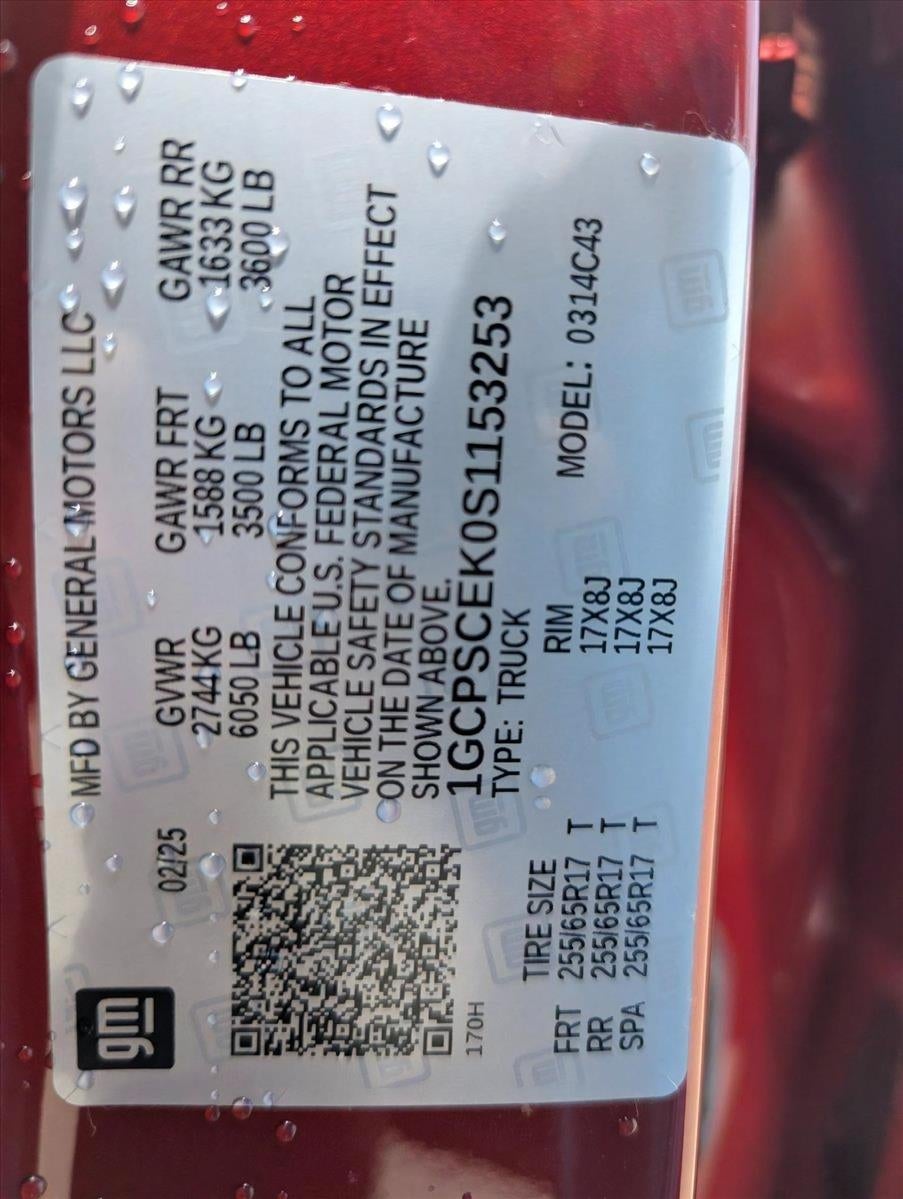 2025 Chevrolet Colorado WT/LT