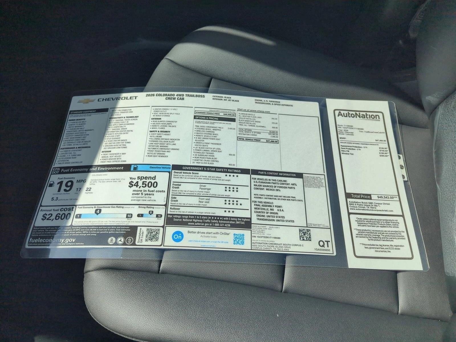 2026 Chevrolet Colorado Trail Boss