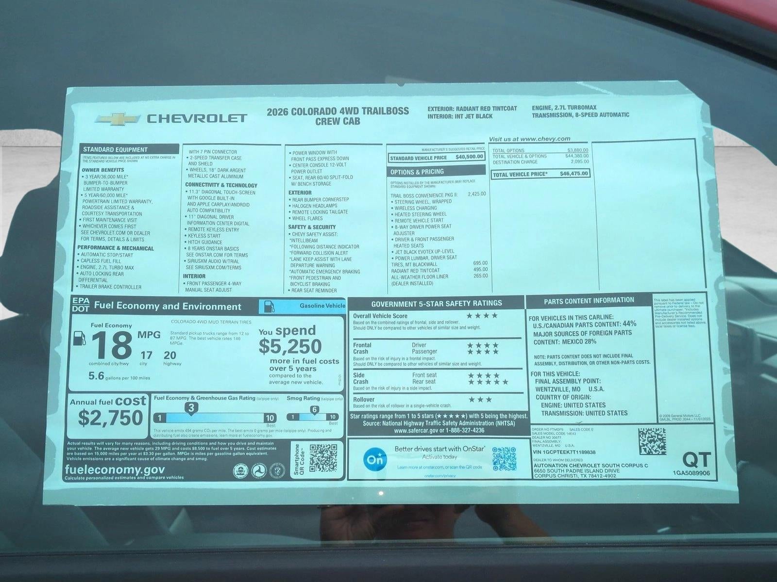 2026 Chevrolet Colorado Trail Boss