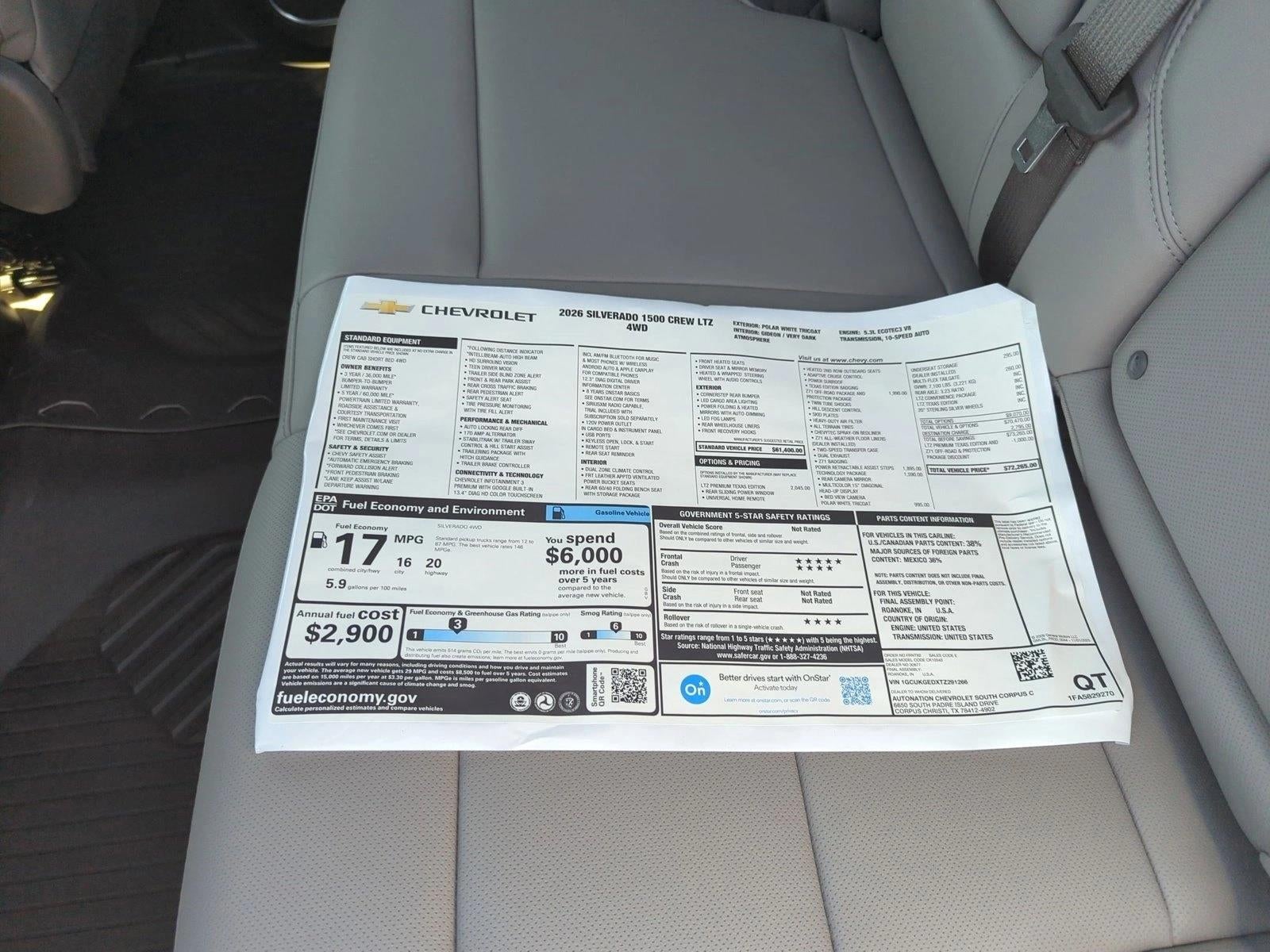 2026 Chevrolet Silverado 1500 LTZ