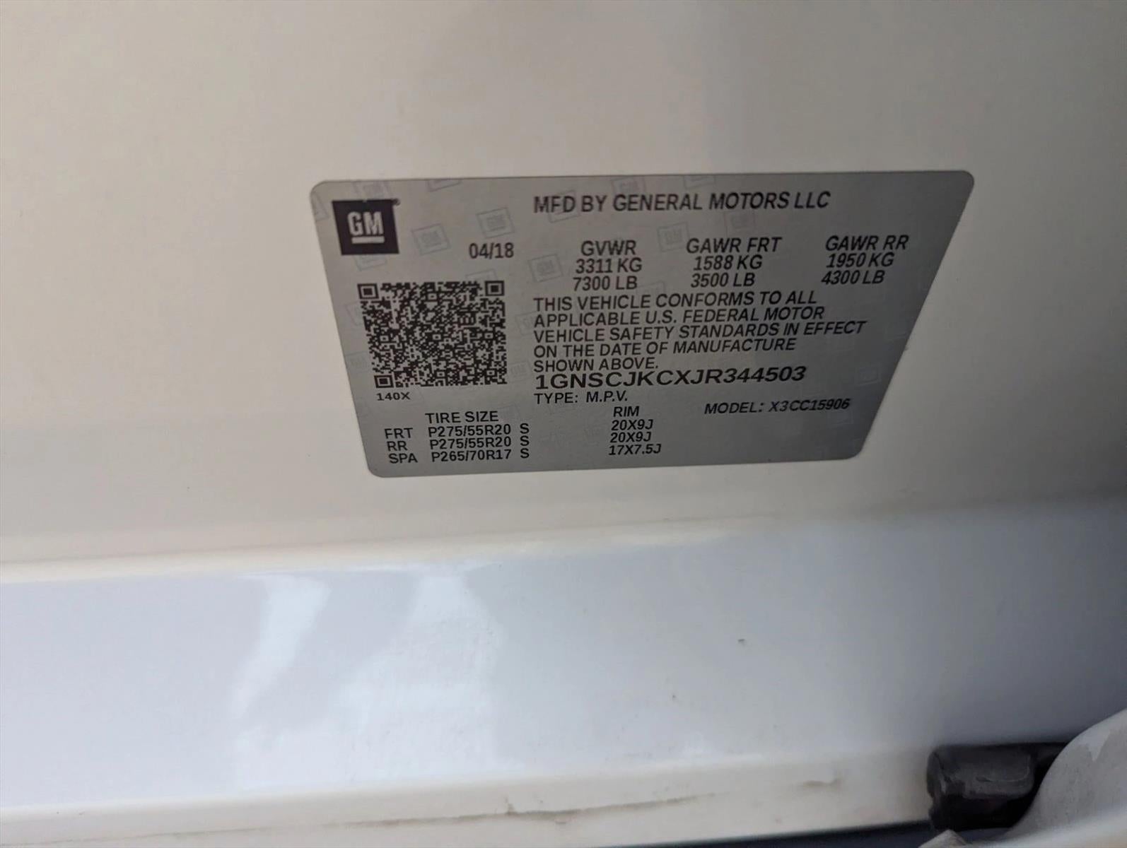 2018 Chevrolet Suburban Premier