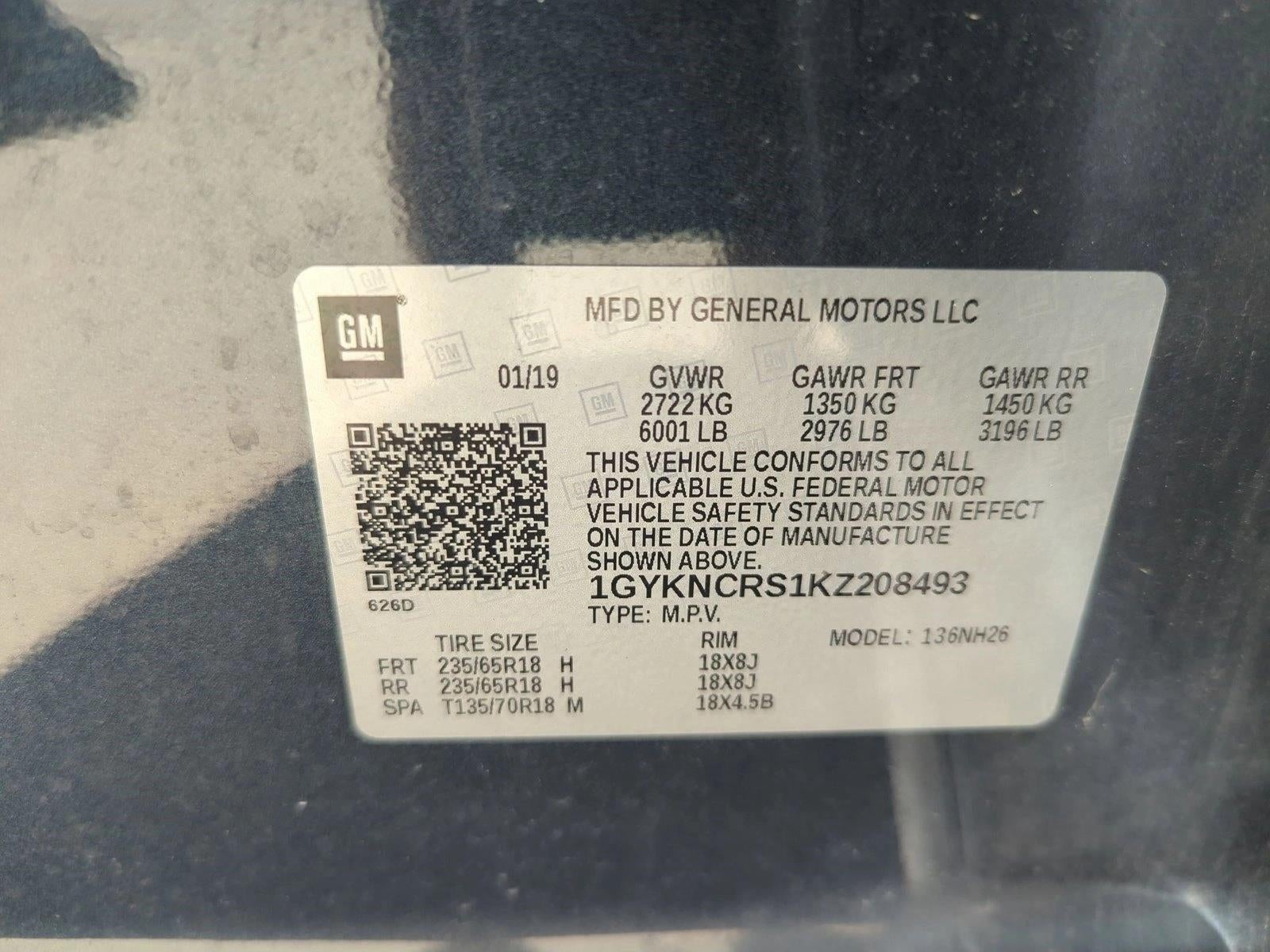 2019 Cadillac XT5 Luxury FWD