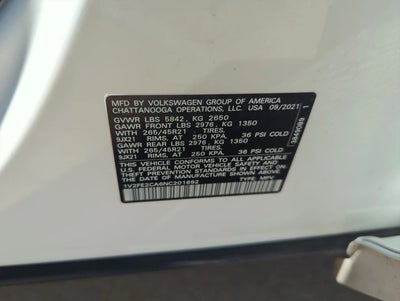 2022 Volkswagen Atlas Cross Sport 3.6L V6 SEL Premium R-Line